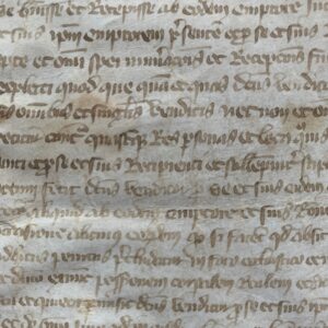 Charte creusoise du XIVe siècle