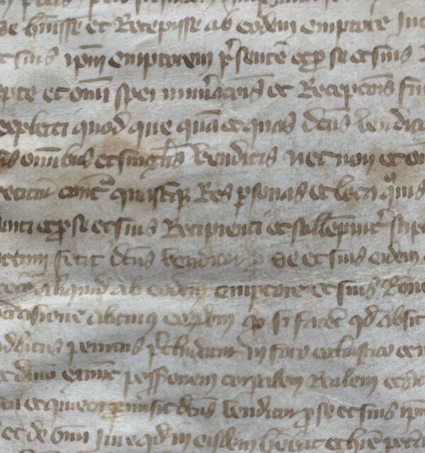 Charte creusoise du XIVe siècle