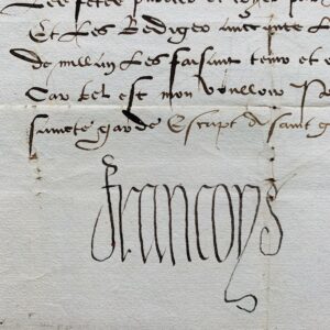 François 1er donne ses instructions pour le duché de Milan nouvellement conquis