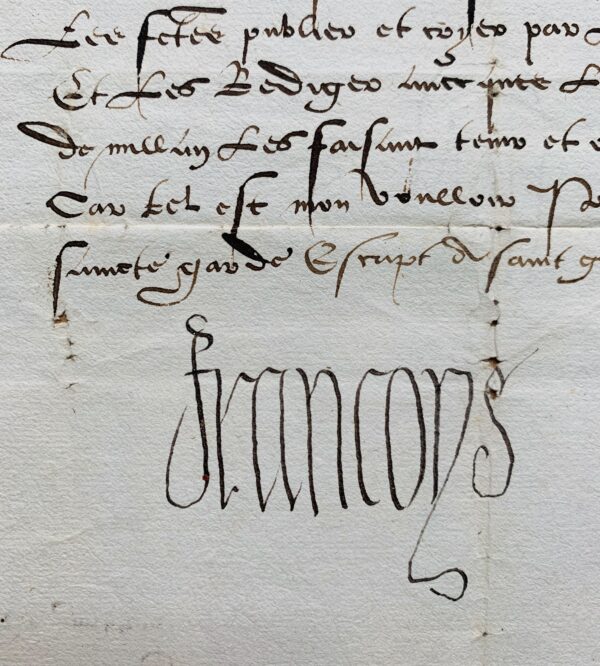 François 1er donne ses instructions pour le duché de Milan nouvellement conquis