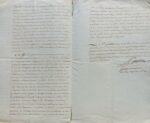 Rare manuscrit XVIIIe d'un projet de colonie en Guyane
