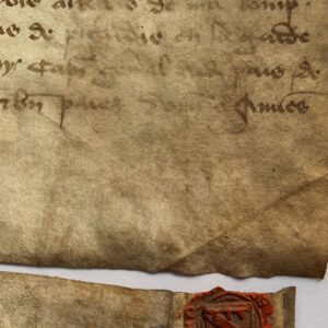 Garde du château de Hardenthun pendant la guerre de cent ans