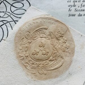 Autorisation d'armement d'un navire pour "trafiquer" à Saint-Domingue, en 1741