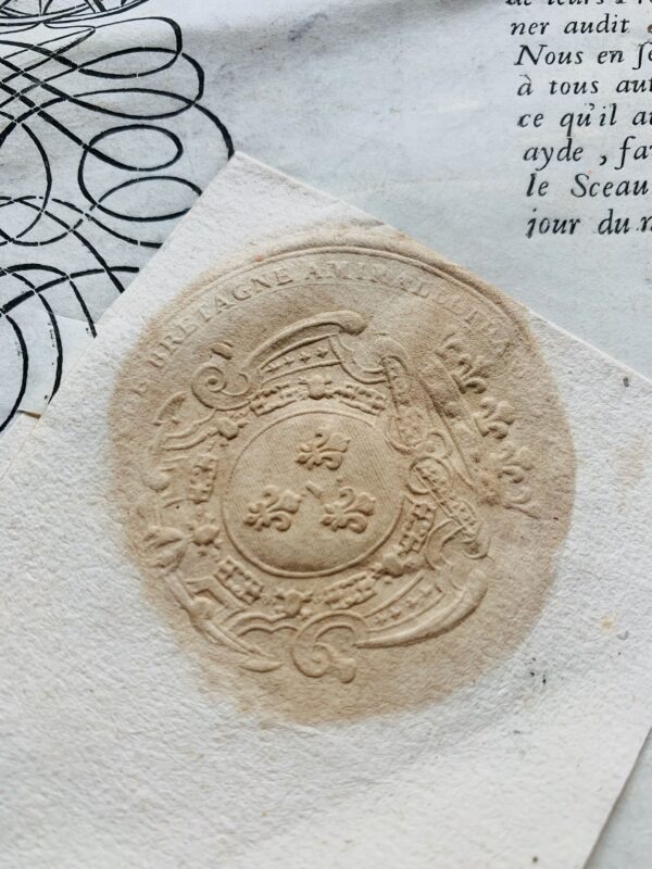 Autorisation d'armement d'un navire pour "trafiquer" à Saint-Domingue, en 1741