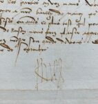 Rare lettre du duc René II de Lorraine au chapître de Saint-Dié