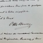 Belle correspondance de 5 lettres de l'astronome russe Otto Wilhelm von Struve