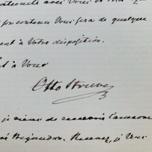 Belle correspondance de 5 lettres de l'astronome russe Otto Wilhelm von Struve