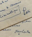 Lettre de Jean Cocteau à Frédéric Rossif au sujet du montage du film sur la Villa Santo-Sospir