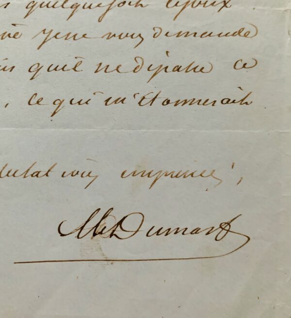 Alexandre Dumas se sépare d'une toile de Delacroix