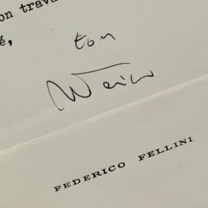 Federico Fellini donne des nouvelles de Balthus et évoque le vide après son dernier film