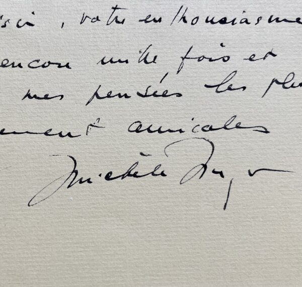 Michèle Morgan évoque la pièce "Back street" et Jean-Michel Rouzière