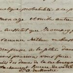 Longue et belle lettre de Xavier de Maistre lors de son exil en Italie