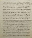 Longue et belle lettre de Xavier de Maistre lors de son exil en Italie