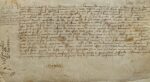 Rare document de 1501 signé par Agnès de Savoie, comtesse de Dunois