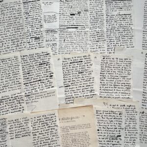 Long manuscrit d'Edouard Herriot sur Paul Reynaud : "La Politique et L'intelligence"