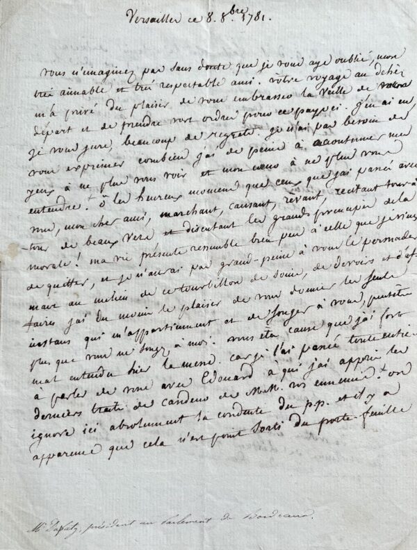 Le chevalier Bertin fait envoyer vingt-quatre ortolans à Marie-Antoinette