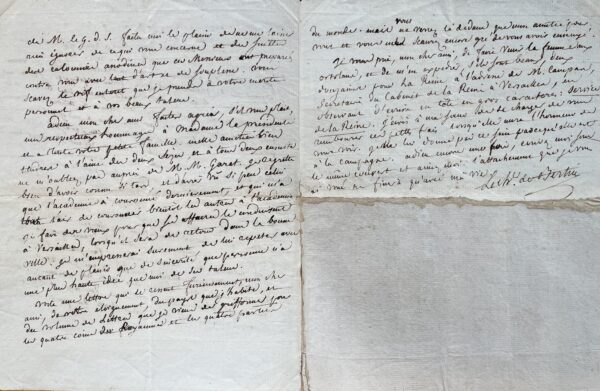 Le chevalier Bertin fait envoyer vingt-quatre ortolans à Marie-Antoinette