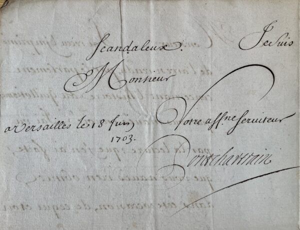 Pontchartrain fait censurer l'Histoire du Quillotisme