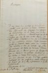 Belle lettre d'Abel Servien à Mazarin écrite de Münster durant la négociation du Traité de Westphalie