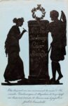 Superbe série de 5 scènes en silhouettes illustrant Napoléon et des épisodes de l'Empire