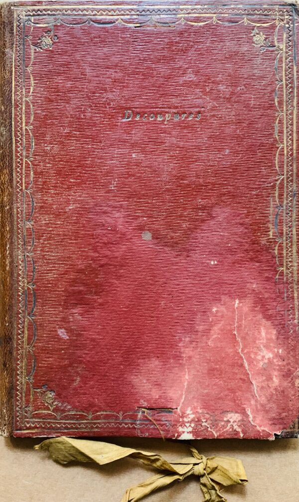 Superbe série de 5 scènes en silhouettes illustrant Napoléon et des épisodes de l'Empire