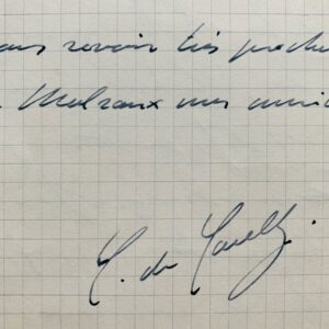 Extraordinaire lettre pleine d'amertume de De Gaulle à Malraux après la défaite électorale de 1953