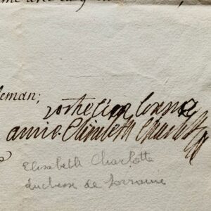 Élisabeth-Charlotte d'Orléans, duchesse de Lorraine, s'inquiète du sort de la Hongrie