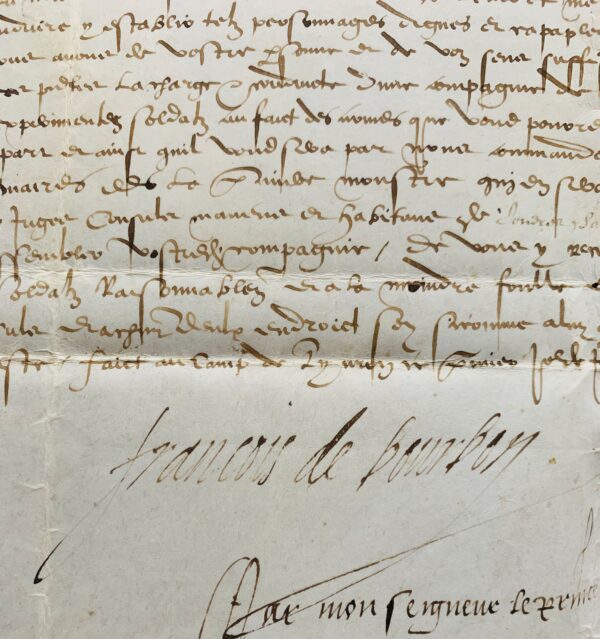 Le duc de Montpensier fait renforcer la défense de Viols-le-Fort pendant les guerres de religion