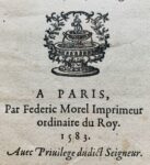 Ordonnance (imprimée) d'Henri III sur le port des vêtements des luxe et des bijoux