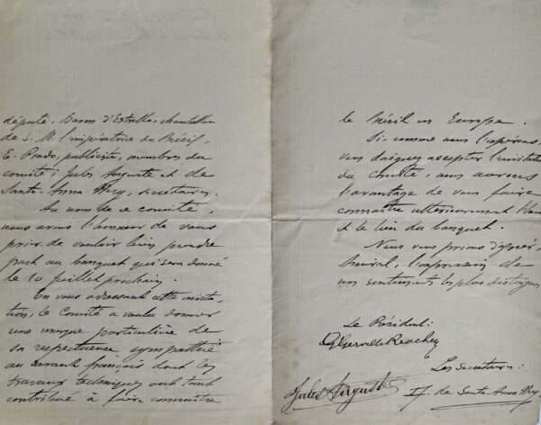 Gaston Gerville-Réache fête l’abolition définitive de l’esclavage au Brésil