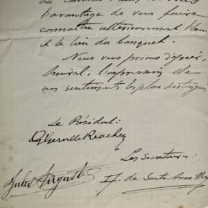 Gaston Gerville-Réache fête l’abolition définitive de l’esclavage au Brésil