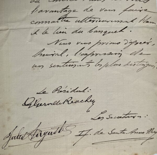 Gaston Gerville-Réache fête l’abolition définitive de l’esclavage au Brésil