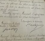 Ferdinand de Lesseps recrute Mouchez au sein du Comité du centenaire de Lapérouse