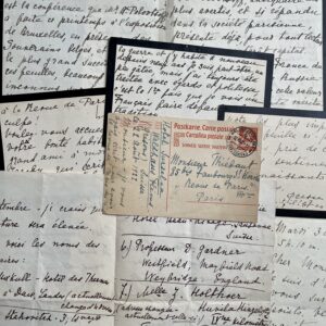 Correspondance de 7 lettres de la Princesse russe Olga Karnovitch Paley