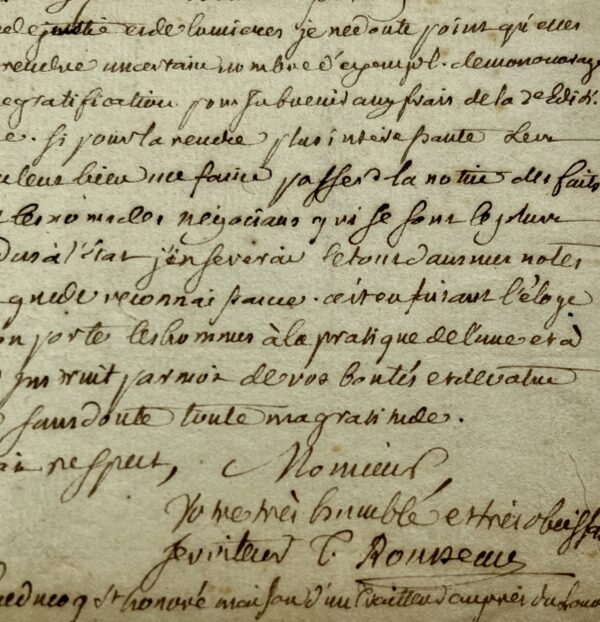 1788, Thomas Rousseau publie une seconde édition des Fastes du Commerce