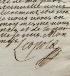 Belle lettre entièrement autographe du duc Léopold 1er de Lorraine
