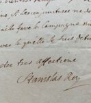 Le roi Stanislas entretient Breteuil de l'habillement de sa garde