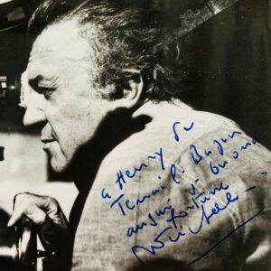 Photographie dédicacée de Federico Fellini