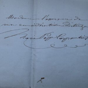 La pédagogue et féministe Marie Pape-Carpentier aide une femme pauvre dans ses démarches