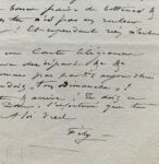 Félicien Rops convie un ami à une partie de campagne en Essonne pour saluer Hugo et Sand