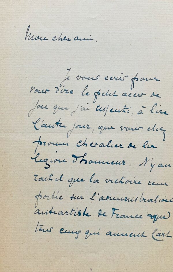 2 belles lettres d'Émile Verhaeren à Francis Vielé-Griffin