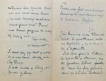 2 belles lettres d'Émile Verhaeren à Francis Vielé-Griffin