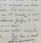 2 belles lettres d'Émile Verhaeren à Francis Vielé-Griffin
