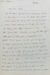 Lettre familiale du botaniste Adrien de Jussieu