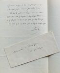 Lettre familiale du botaniste Adrien de Jussieu