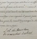 Le duc du Maine et le maréchal d'Estrées interviennent pour les privilèges de l'amirauté de Fréjus