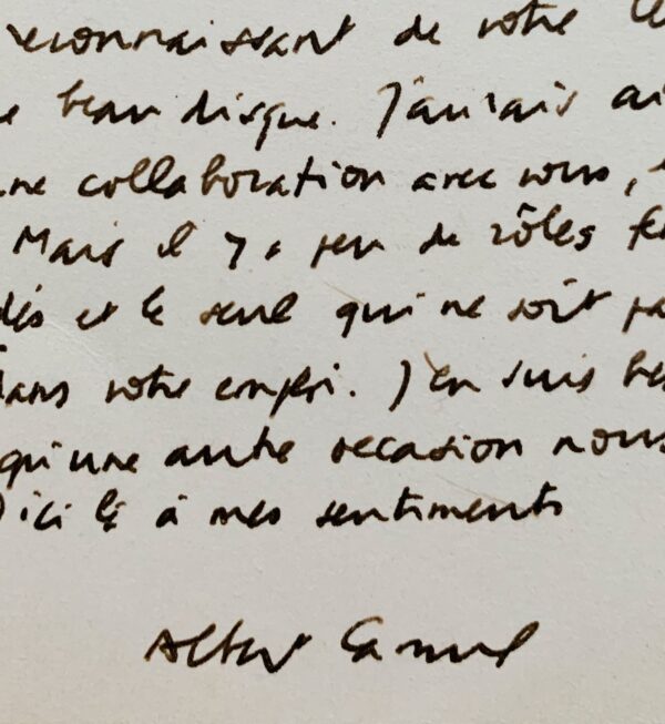 Albert Camus distribue les rôles des Possédés