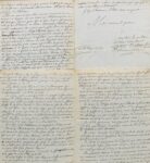 Longue lettre de 1767 du curé de Château-Chinon, faisant un état des lieux de la ville et de ses habitants