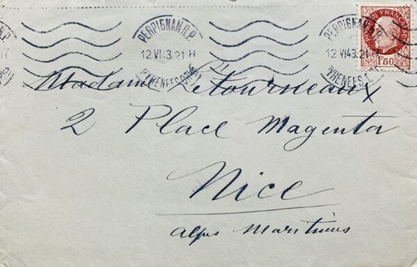 Raoul Dufy s'inquiète pour son épouse Émilienne et attends les événements de la guerre avec angoisse