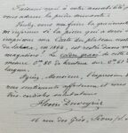 L'explorateur Henri Duveyrier se renseigne sur la pierre lithographique de sa carte du Sahara